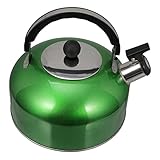 DINHEAROM Pfeifender Teekessel für Gas und Induktionsherde Ergonomischer Griff Hitzebeständig und Langlebig für Teesorten