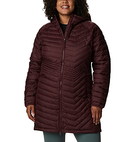 Image of Columbia Women Solid Powder Lite Mid Jacket Hoodie