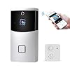 ZYLEDW Slimme Video Deurbel, Draadloze Deurbel met 1080P HD Camera, 140° Groothoek, PIR Bewegingsdetectie, Twee-weg Talk…