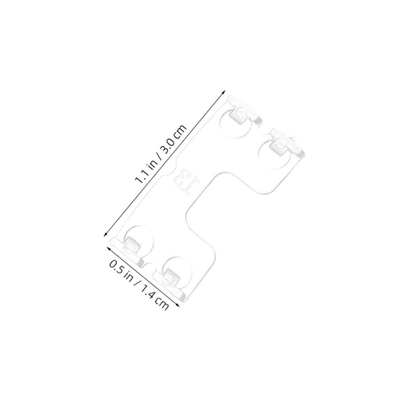 RORPOIR 30PCS Butterfly Shaped Plastic Clips for Blinds Support for Pleated Blinds Versatile Valance Clips for Home Decor Easy Installation