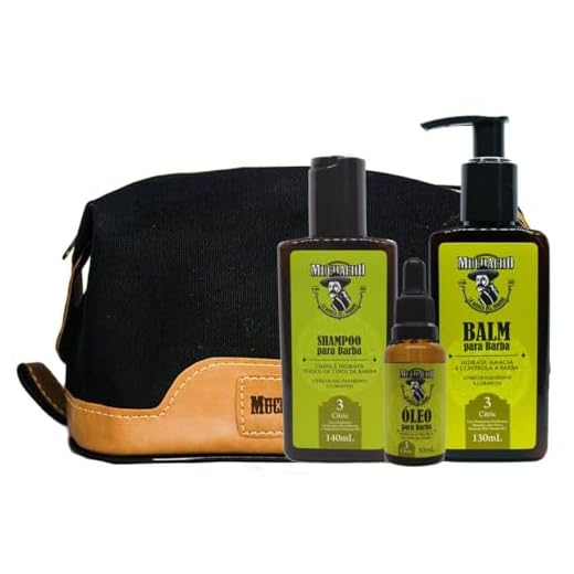 Kit Shampoo para Barba + Balm para Barba + Oleo para Barba - Muchacho Citric + Necessaíre Muchacho Monterrey - kit para uma barba perfeita