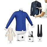 Secador e ferro de passar automático a ar quente,passar roupa inteligente sem usar as mãos,configurações personalizadas de calor e temporizador,máquina de passar roupa com secagem rápida em 8 minutos