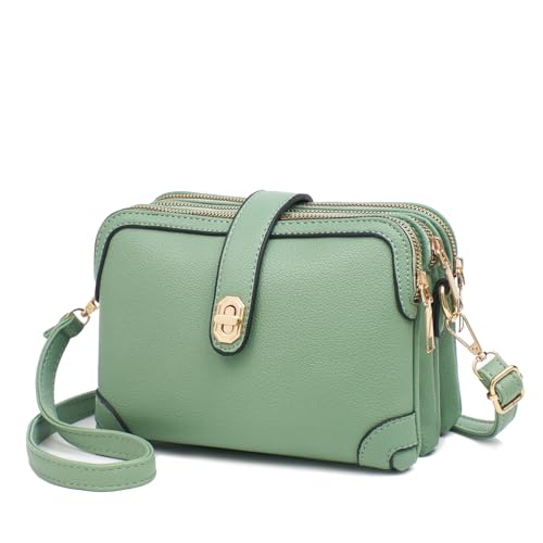 Image of Xiaoyu Small Crossbody Bags for Women Fashion Cell Phone Purse Ladies Multiple Pockets Shoulder Handbags Lightweight Wallet