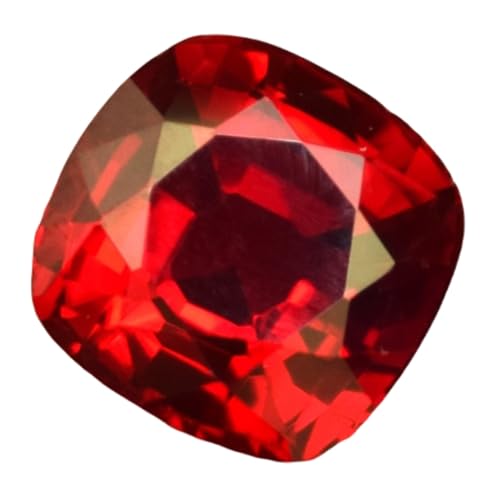 Grenat naturel coussin 10,46mm, pierre précieuse taillée d'exception pour création haute joaillerie