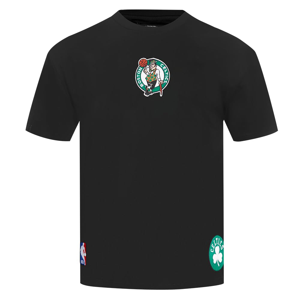 Pro Standard Mens NBA Boston Celtics Wingspan Short Sleeve Tee Black 2XL