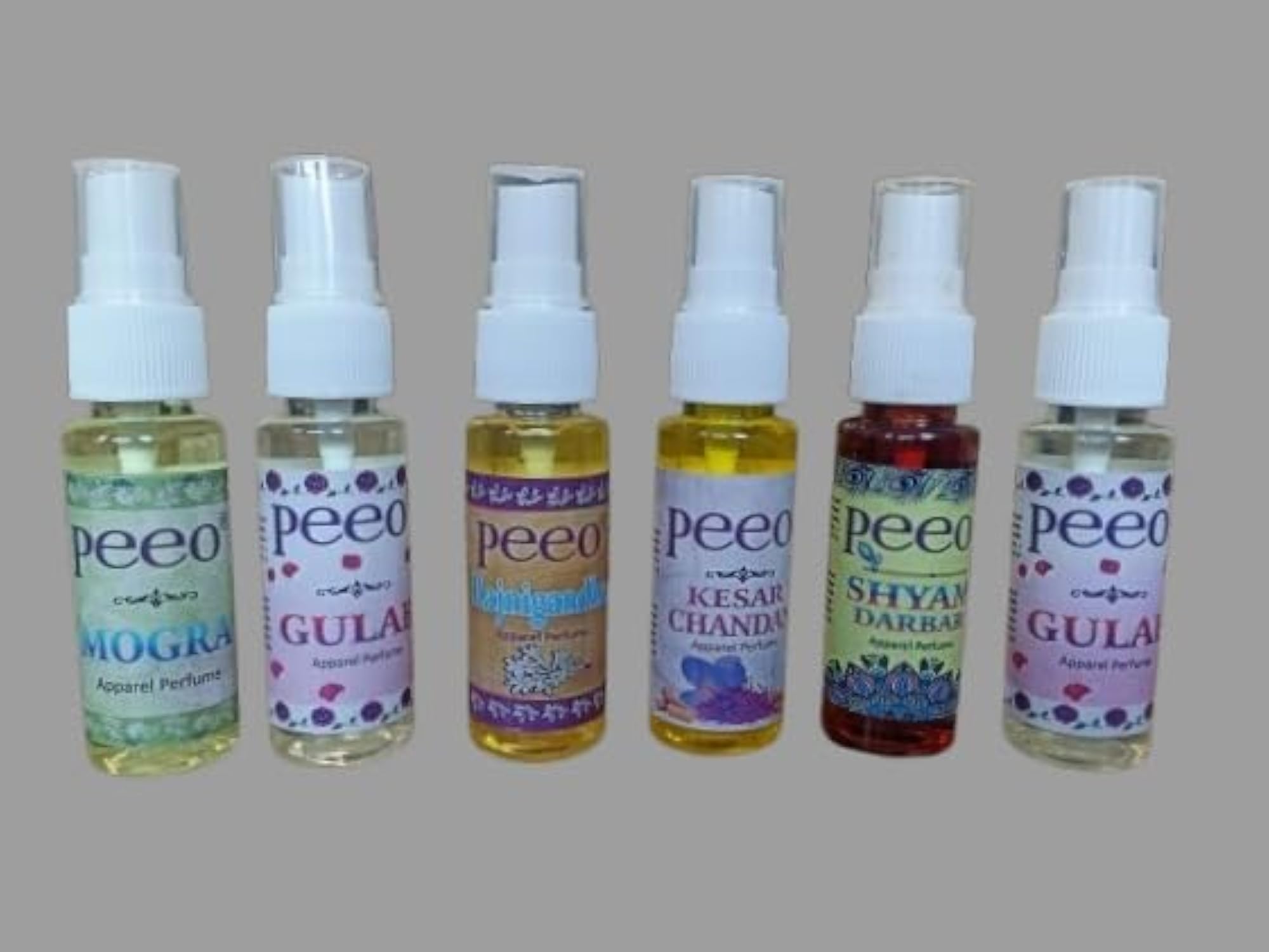 Perfume Pack of 6, Unisex Gift Set