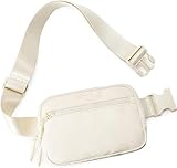 CXJYSD Riñonera de moda casual para hombres y mujeres,correa de hombro ajustable multifuncional,bolso cruzado con 4...