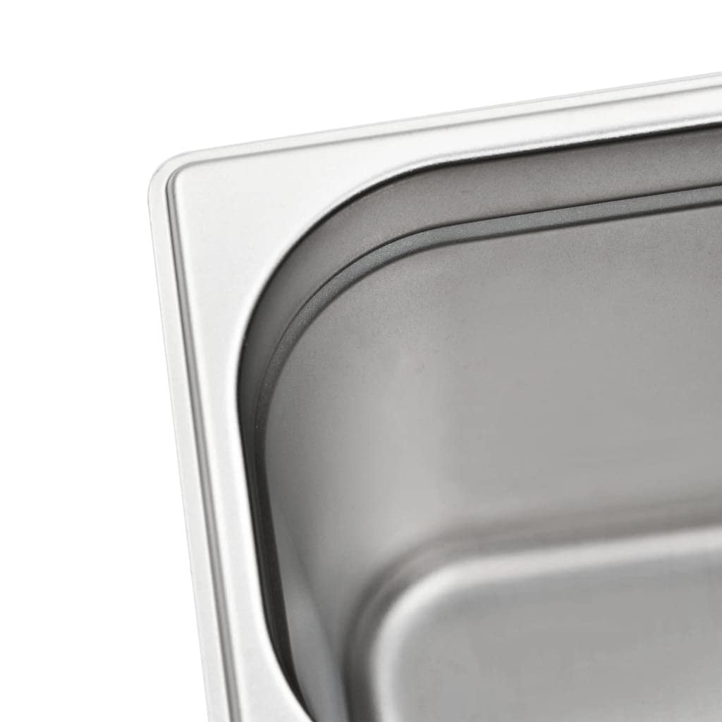 Bandejas Gastronorm 4 unidades GN 1/4 200 mm acero inoxidable ,Casa y jardín,Cocina y comedor,Accesorios para aparatos de cocina,Accesorios para mesas de vapor,Cubetas para mesas de vapor-50904
