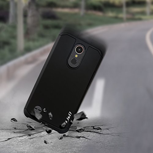 J&D Case Compatible For Lg K20 V/Lg K20 Plus/Lg Harmony/Lg K10 2017 / Lg V5 / Lg Grace Case, Heavy Duty Dual Layer Hybrid Shockproof Protective Rugged Bumper Case For Lg K20 V Case, Blue #TOP6