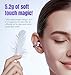 King Lucky Clip on Earbuds Open Ear Wireless Bluetooth 5.4 Headphones with Mic, 50H Play, Noise Cancelling, Waterproof, Comfortable for Small Ears & Glasses Wearers, Sports, Workouts, Purple