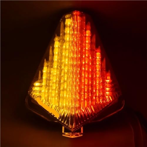 Luz trasera integrada para YZF R1 2007 2008 con freno e intermitentes led 5