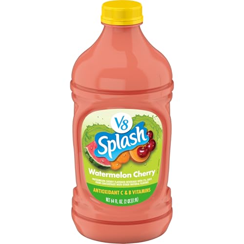 25% coupon - V8 Splash Watermelon Cherry Juice Beverage, 64oz