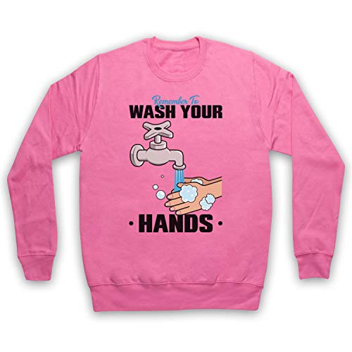Sweat-shirt rose XS adultes Remember to Wash Your Hands