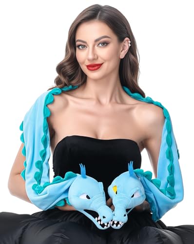 Halloween Eel Scarf Costume Women Accessories Witch 73 inch Long Eel Scarf Halloween Girls Sea Villain Cosplay3