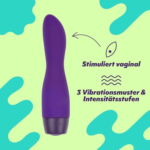 Amorelie Joy - Mini Vibratore Shine, Impermeabile, Ricaricabile, In Silicone E Abs - 2