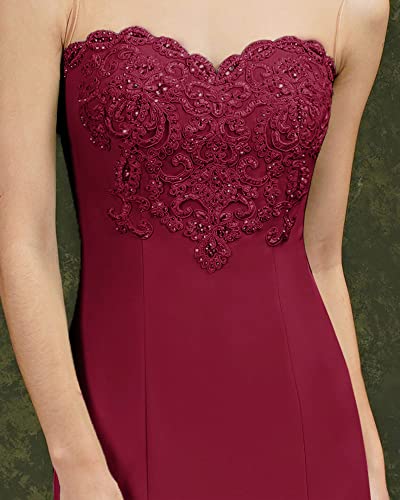 Image of BABYONLINE D.R.E.S.S. Formal Dresses for Women Bodycon Mermaid Appliques Lace Elegant Prom Dress XIN262