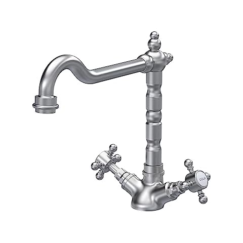 Traditional Mono Sink Mixer Tap - Brushed Nickel Cover