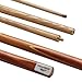 Price comparison product image POWERGLIDE One 2-Piece Snooker or Pool Cue Stick | Target | Ash Wood Shaft with Rosewood Butt and Coloured Veneers | Brass joint | Full Size 57" | 9.5 mm Tip