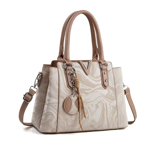 Bolso tote medio de mujer NICOLE & DORIS con 3 compartimentos miniatura 1