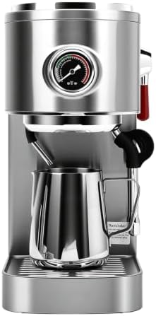 Irfora Portable Coffee Maker with Touchscreen and PID Control for Home Brewing 20 Bar Pump and Commercial Quality Silver 1.3L — view 7