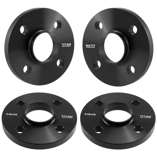 4pc 15mm 4x100 Hubcentric (57.1mm Hub) Wheel Spacers | Fits Audi Fits BMW Fits VW 4 Lug