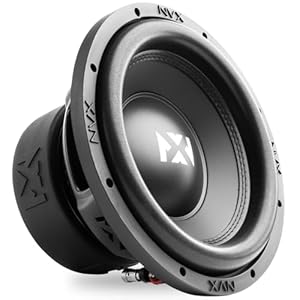 NVX VSW102v3 1200W Peak (600W RMS) 10″ VS-Series v3 Dual 2-Ohm Car Subwoofer (Version 3)