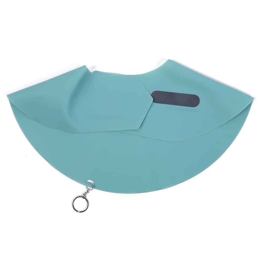 Hair Cutting Cape, Silicone Hairdressing Cape Waterproof Neck Cloth Hair Shawl Neck Guard for Neck Shield for Hairdressing Hair Cutting Collar(Hair cutting cloth)-image-49
