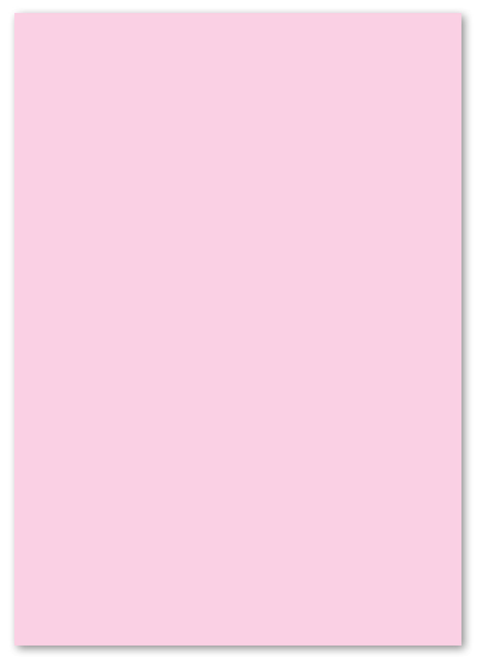 Kangaro - Papier kolorowy pastelowy różowy DIN A4-120 g/m² FSC mix – 100 sztuk – papier listowy, do majsterkowania i majsterkowania