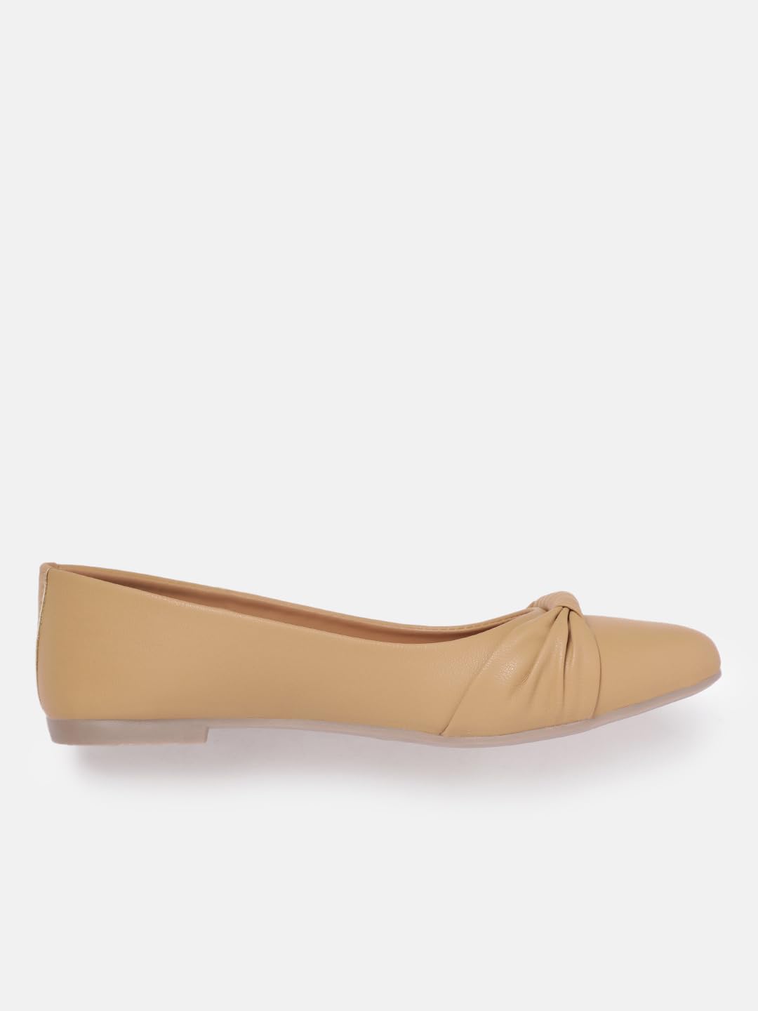 Marc Loire Women's Slip-On Flat Ballerina Shoes for Party, Casual Wear and Formal Occasions (Beige, UK Footwear Size System, Adult, Women, Numeric, Medium, 5) 2