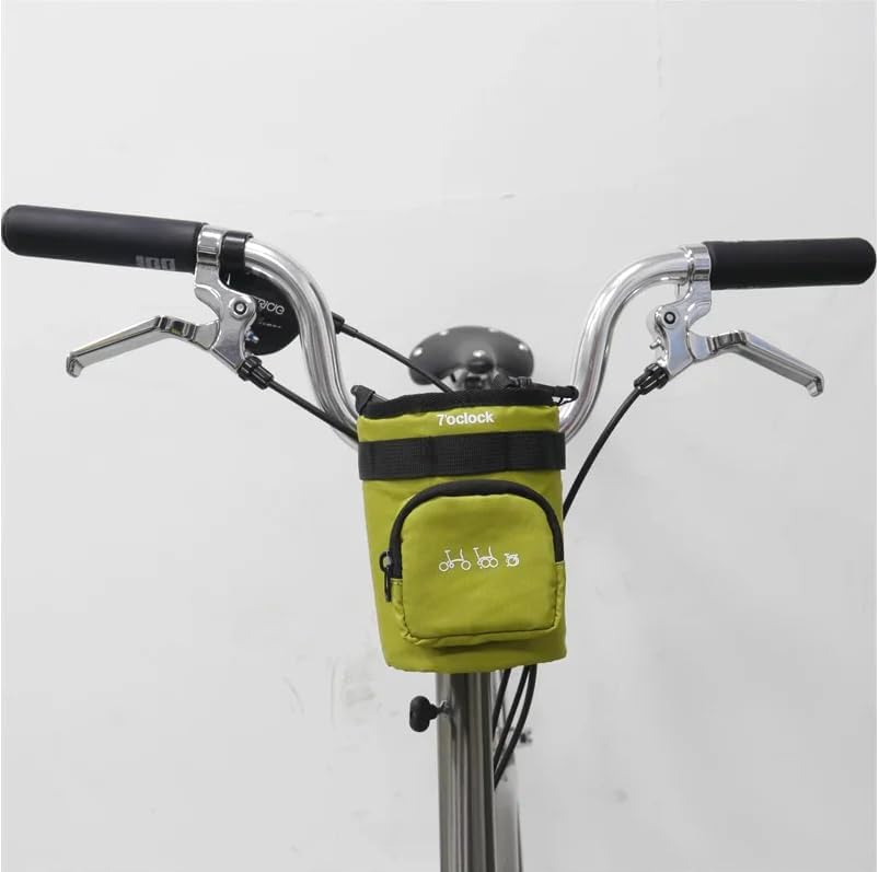 Handlebar Water Resistant Water Bottle Bag for Brompton, Green, LC0999455