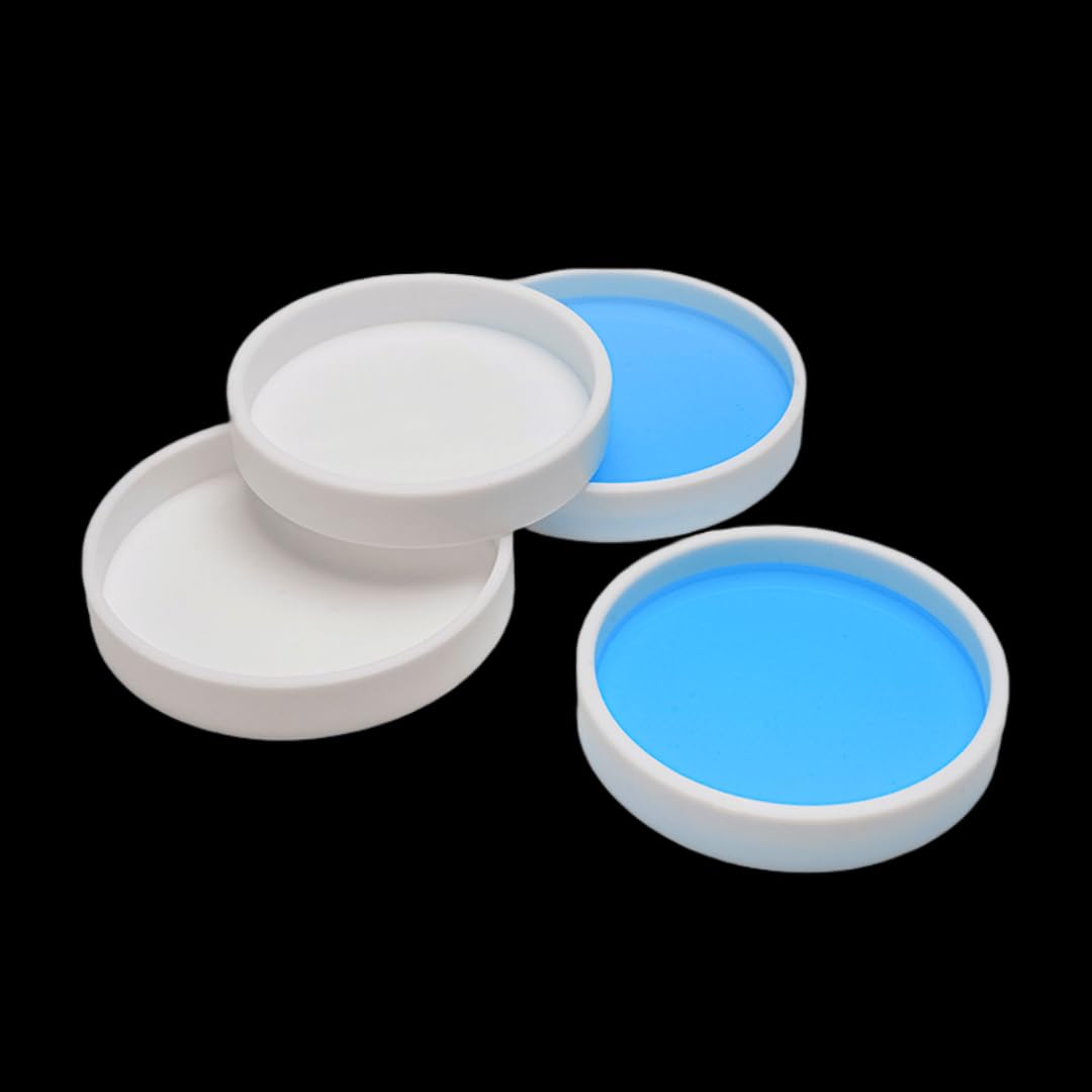 Runde PTFE-Tabletts – 15 mm Tiefe, hochtemperaturbeständige PEFT-Tabletts for den Laborgebrauch, 1 Stück(130x20x15mm)
