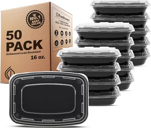 Freshware Meal Prep Containers [50 Pack...
