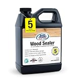 Rainguard Wood Sealer Concentrate – Penetrating Water-Based Silane Siloxane Waterproofer – Water & Moisture Repellent – Natural Finish for Decks, Fences, Floor & Outdoor Furniture, Makes 5 Gallon