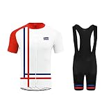 Uglyfrog MTB International Herren-Triathlon-Anzug mit Hera, für, Radfahren, Laufen Skinsuit with Gel Pad Gepolsterter Prämium Triathlon Tri Anzug