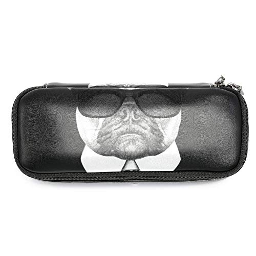 Preisvergleich Produktbild Personalisierbares farbiges Federmäppchen, Kapazität, Stifteetui, Doppelreißverschluss, Schreibwaren-Tasche, Kosmetiktasche mit Fächern für Mädchen, Jungen und Erwachsene