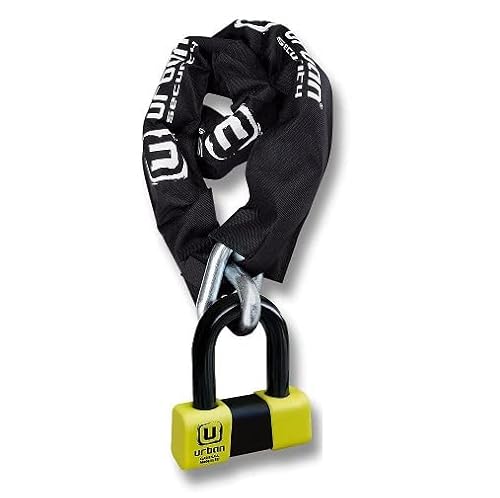 Urban security U75120-I Chaine antivol SRA120cm + Mini U SRA pour Scooter 2 Roues Moto Homologation SRA Cover