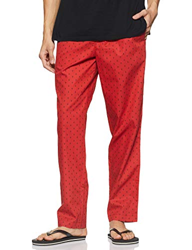 Amazon Brand – Symbol Men’S Regular Pajama Bottom (Syaw20Topyj01_Rust_Medium)