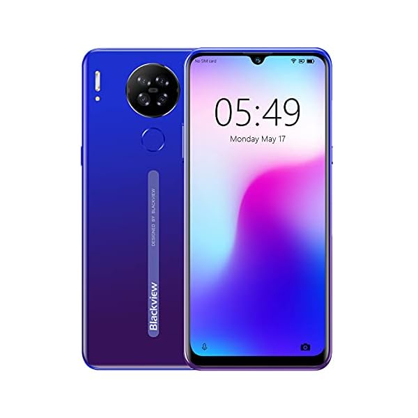 Unlocked-Smartphone-3-Day-Battery-Fingerprint-Detection-Android-10-2GB16GB-ROM62-HD-13MP-Quad-Rear-Camera4G-Dual-SIM-Unlocked-Cell-Phone-Blue Unlocked Smartphone 3-Day-Battery Fingerprint-Detection - Android 10 2GB+16GB ROM,6.2" HD+ 13MP Quad Rear Camera,4G Dual SIM Unlocked Cell Phone (Blue)