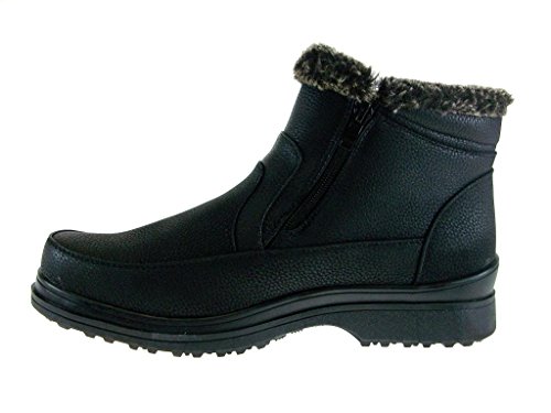 Ferro Aldo Brixton Men's Rusi 02 Fur Lined Winter Snow Boots, Black, 8.5 #TOP17