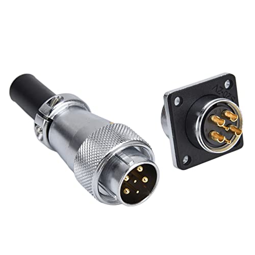 Conector de Aviación 6 Pines Zinc Alloy WS20 miniatura 2