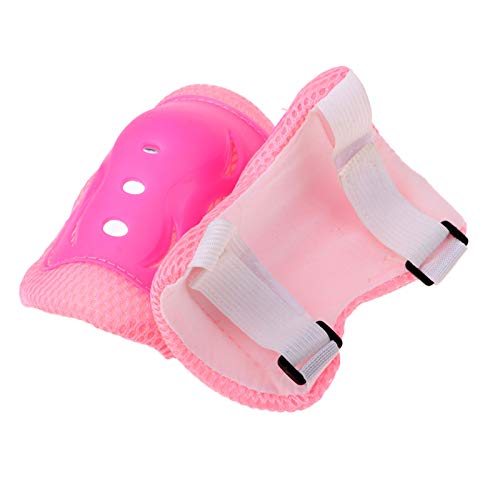 YIJU Conjunto de Equipamentos de Proteção Infantil 7 Peças Capacete de Ciclismo Joelho Cotovelo Almo