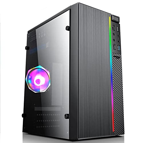 Gabinete Gamer Pixxo CG265LG Led Rgb Lateral Acrílico