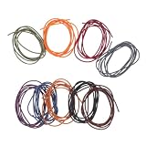 TEHAUX 9 Pezzi Corda Elastica in Nylon Leggera per Notebook e Penne Protezione Superficie per Maniglie Bagagli e Uso Quotidiano