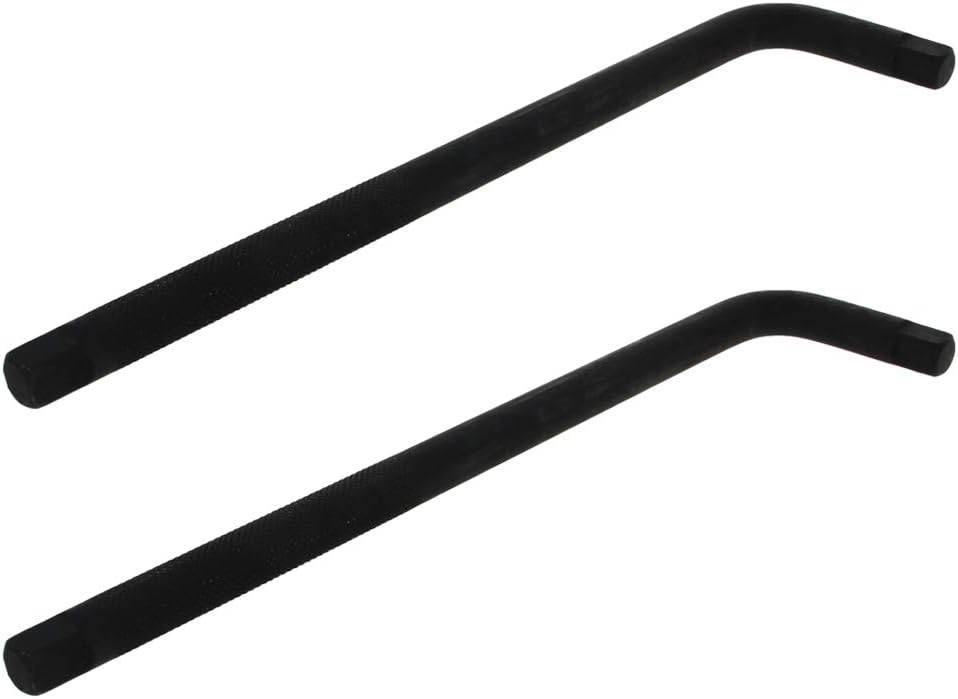 Bettomshin Socket Wrench, 1/2-inch Drive Square End L Shape Extension Handle (300mm Long) 2Pcs