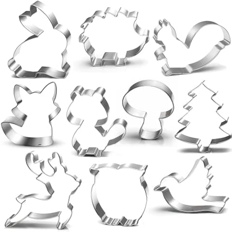 UKoosien Fun Woodland Cookie Cutter Set Cover