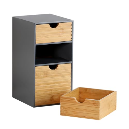 Organizador premium de madera aglomerada gris KESPER 58965 6