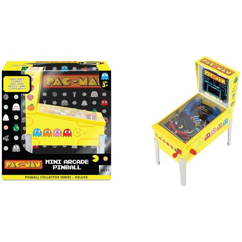 Pac-Man: Mini Arcade Pinball - Deluxe Collector Series, Lights & Sounds, Classic Tabletop Game, Skill Shot Challenges, Licensed Toy, Adults & Kids 3+ - Thumbnail 6