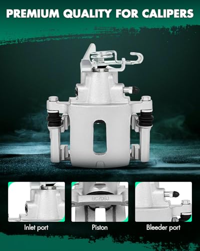 Image of SCITOO Rear Brake Caliper With Bracket 18B4926, 18B4927 Compatible For Ford For Mustang 2005-2014