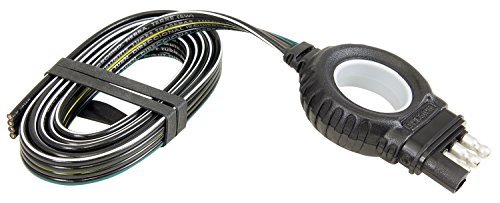 Hopkins Towing Solution 38132 Endurance Easy-Pull 4 Flat Trailer End Wiring Connector 48 in. 50 Count Endurance Easy-Pull 4 Flat Trailer End Wiring Connector
