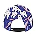 Fashion Baseball Cap Dad Hat for Women Men, Blue Dental Toothpaste Teeth Adjustable Snap Breathable Golf Cap Outwear